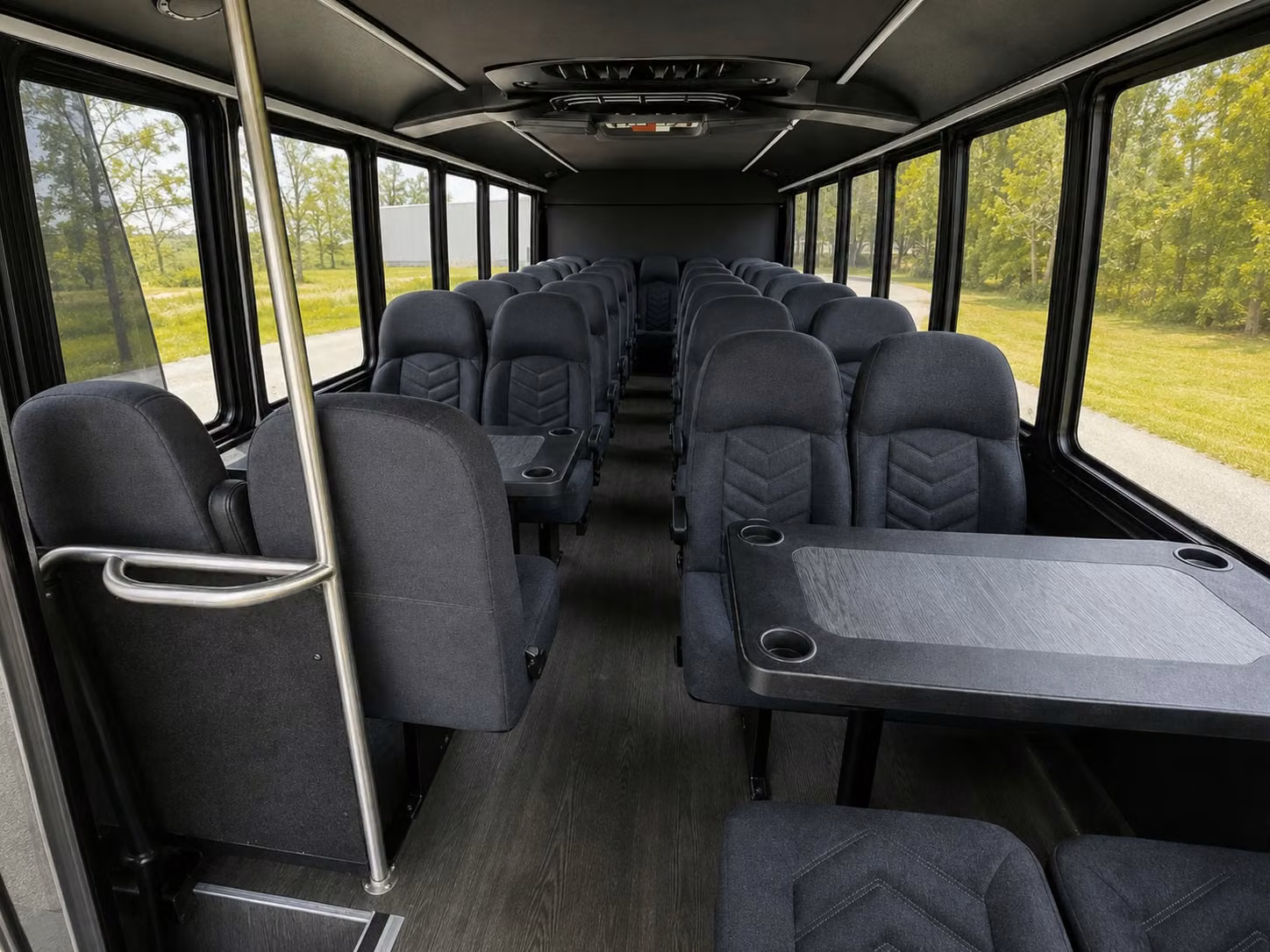 20 passenger minibus interior