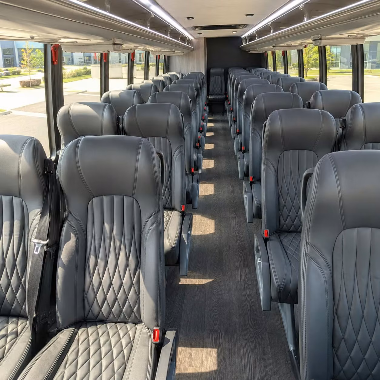 35 passenger minibus inside