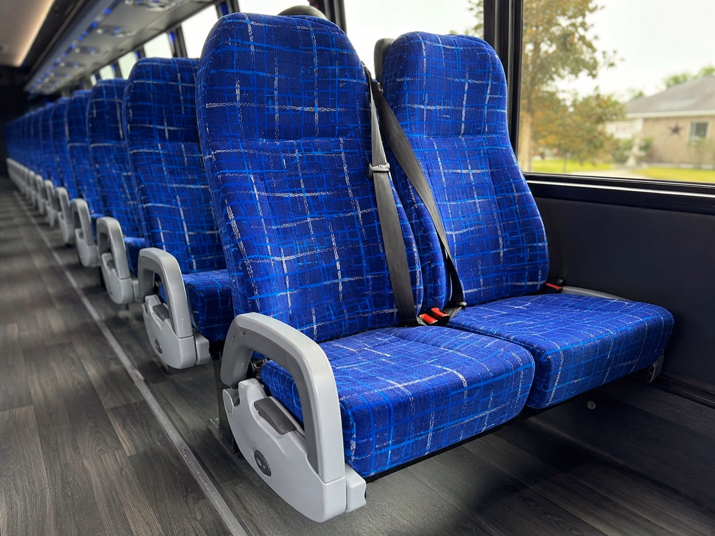salt lake city charter bus interior
